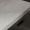 SoBuy FSR63-II-SCH Schoenenbank met Opbergruimte – Modern Schoenenkastje met Gesloten Deuren, Comfortabel Kussen en Hoge Draagkracht (150 kg) – Zwart – 91x30x50 cm