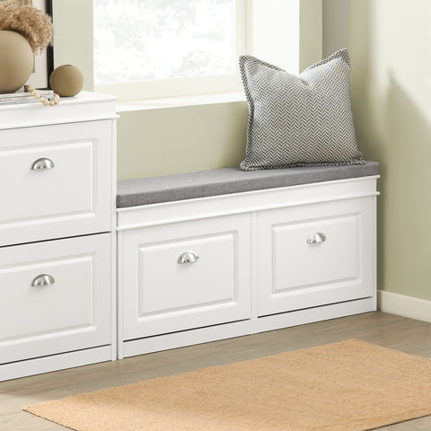 SoBuy FSR64-W Schoenenkast Schoenenvak Schoenenrek Zitcommode Zitbank