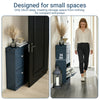 SoBuy FSR78-B Smalle Schoenenkast 24 cm Diep – 2 Kleppen, 8 Paar, FSC-hout, Blauw