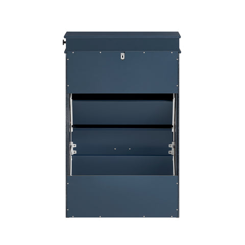 SoBuy FSR78-B Schoenenrek, schoenenopslag, ingangsmeubels, schoenenkast, schoenenkast met 2 kleppen, 1 lade en 1 haak