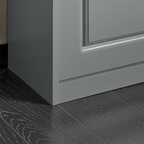 SoBuy FSR82-L-HG Schoenbank Schoenenkast met gecapitonneerde zitting en bekleding Schoenbank
