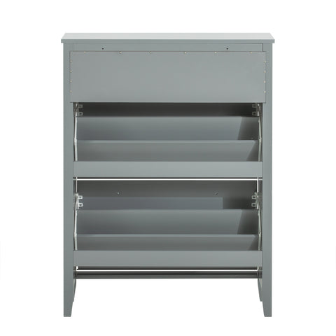 SoBuy FSR89-HG Schoenenkast Schoenenkast Schoenenkast met 2 kleppen Entreekast