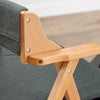 SoBuy FST98-SGx2 Opvouwbare Eetkamerstoel van Massief Hout met Kussen – Comfortabele Klapstoel voor Keuken, Woonkamer, Bureau of Tuin – Ruimtebesparende Stoel, Donkergrijs