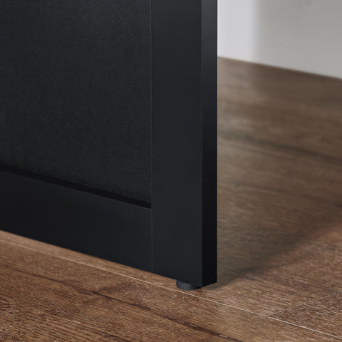 SoBuy FWT20-SCH Vouwbaar Wandbureau Opvouwbare Wandtafel in wit met Schoolbord Klaptafel