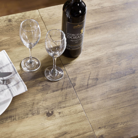 SoBuy FWT62-N klaptafel met 2 kleppen en 3 opslagplanken, Opvouwbare Keukentafel, Opklapbare Eettafel, Ruimtebesparend