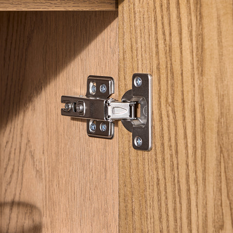SoBuy HFSB03-SCH Keukendressoir, keukenkast, keukenservies, opbergkast voor keuken, eetkamer, woonkamer, met 3 open vakken