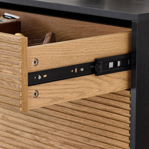 SoBuy HFSR03-SCH Schoenenkast, halmeubel, schoenenopbergkast, schoenenkast met 1 lade en 2 kleppen voor entree, hal en woonkamer