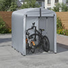 Pre-order SoBuy KLS11-K Tuinschuur Waterdicht & Schimmelvrij, Fietsschuur met Haken voor Tuin – Grijs, 120x176x163cm
