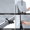 Pre-order SoBuy KLS11-K Waterdichte Tuinschuur – Fietsschuur met Haken en Ventilatie – Grijs