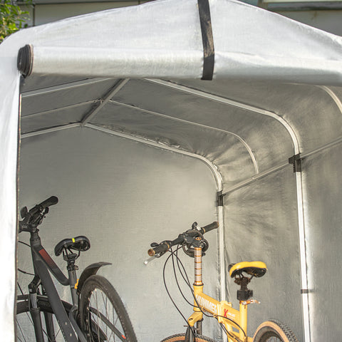 SoBuy KLS11-L Folie-apparatuurhuis, Multifunctionele Overkapping, Folietent, Tuinschuur, Garagetent, Fietsengarage