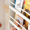 SoBuy KMB08-K-W Boekenplank voor Kinderen Kinderplank Wandboekenkast Wandplank met 4 planken voor boeken – Wit