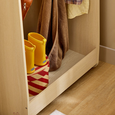 SoBuy KMB102-N Kledingrek voor Kinderen, Kledingkast voor Kinderen, Kledingrek Kinderkamer in Beervorm, 71 x 40 x 110 cm