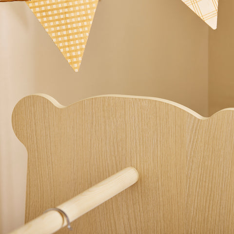 SoBuy KMB102-N Kledingrek voor Kinderen, Kledingkast voor Kinderen, Kledingrek Kinderkamer in Beervorm, 71 x 40 x 110 cm