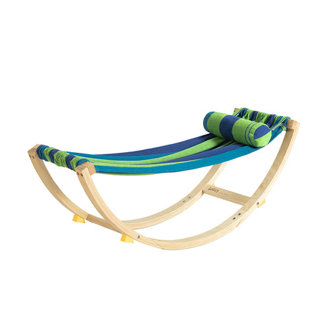 SoBuy KMB16-J Kinderhangmat met Veiligheidsstopper Hangmat Rocking Swing