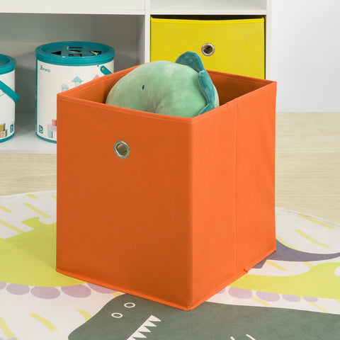 SoBuy KMB37-W Opbergplank voor kinderboeken en speelgoed Boekenkast met 2 manden