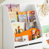 SoBuy KMB65-W Boekenrek, Boekenkast Kinderen, Boekenplank voor Kinderslaapkamer, Kinderboekenkast, Kinderkamerkast, Kinderrek, Kinderplank