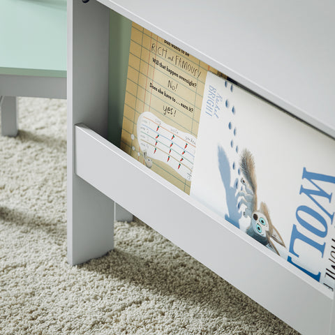 SoBuy KMB88-HG Kinderbureauset, Kindertafel en 2 Stoelen, Bureautafelset voor Kinderen met 2 Stoelen, Kinderbureau, Kindertafel, Kinderstudietafel