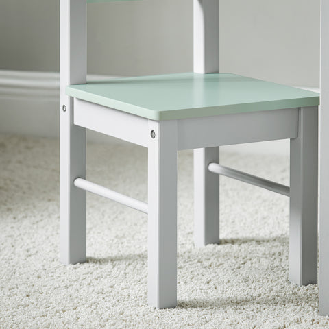 SoBuy KMB88-HG Kinderbureauset, Kindertafel en 2 Stoelen, Bureautafelset voor Kinderen met 2 Stoelen, Kinderbureau, Kindertafel, Kinderstudietafel