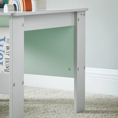 SoBuy KMB88-HG Kinderbureauset, Kindertafel en 2 Stoelen, Bureautafelset voor Kinderen met 2 Stoelen, Kinderbureau, Kindertafel, Kinderstudietafel