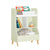 SoBuy KMB90-GR Boekenkast voor Kinderen, Boekenplank,Speelgoedplank, voor Kinderkamer, Speelkamer, met 2 Planken