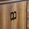 SoBuy KNL02-PF Keukenkast Opbergkast Dressoir Multi-Opbergkast Keukenkast met 2 deuren, 3 lades