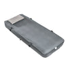 Sobuy OGS32-II-HG-P01 Campingmatras, 1-zits, strandmatras met kussen en pomp, trekkingmatras, draagbaar, opblaasbare matras, tent, grijs, 191 x 76 x 22 cm