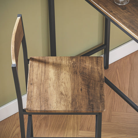 SoBuy OGT03-XL Bistrotafel Bistro Meubelen Tuin Bartafel 2 Krukken 3 Delige Set