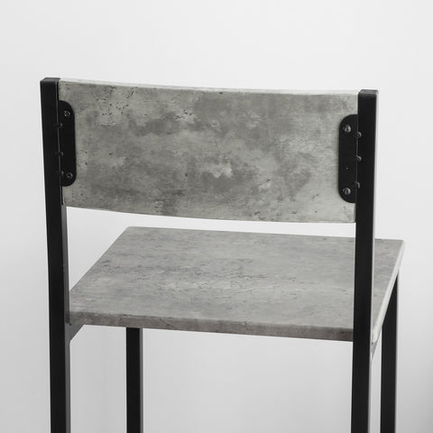 SoBuy OGT27-HG 3-delig Bartafel met Stoelen Barset Bistrotafel met 4 Barkrukken Zitgroep