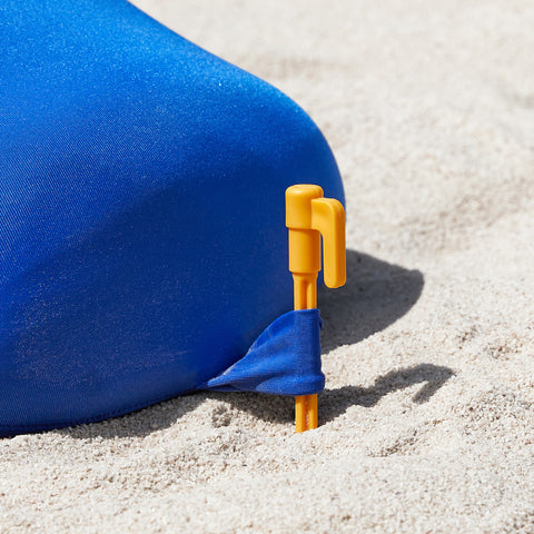 SoBuy OZT01-DB Strandhuisje, lycra, polyester, UPF30, draagbare strandtent, strandparasol, schaduw