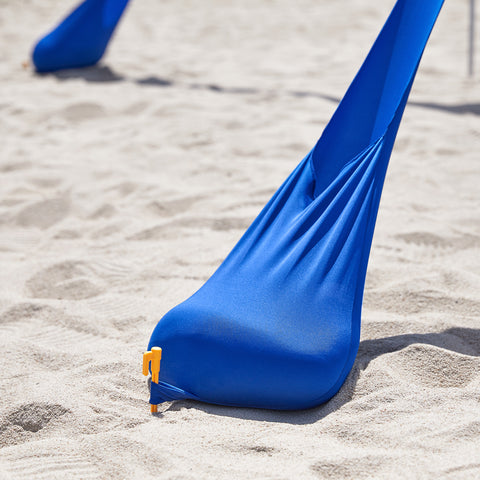 SoBuy OZT01-DB Strandhuisje, lycra, polyester, UPF30, draagbare strandtent, strandparasol, schaduw