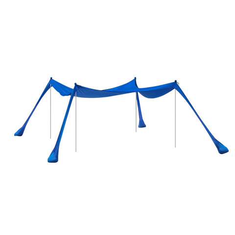 SoBuy OZT02-DB Strand Schuilplaatsen Lycra Polyester Anti UV UPF 30, Draagbare Strandtent, Strandparasol, Strandluifel met Draagtas