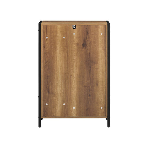 SoBuy BZR65-PF Badkamerkast met Kantelbare Wasmand, Badkamermeubel met Waskast, Lage Kast, Staande kast met 3 Compartiment en 1 Wasmand