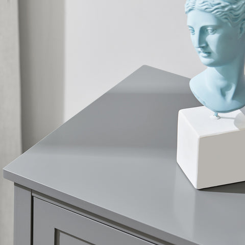 SoBuy FBT46-HG Nachtkastje Nachtkastje Bijzettafel Bijzettafel met 1 lade en 2 planken