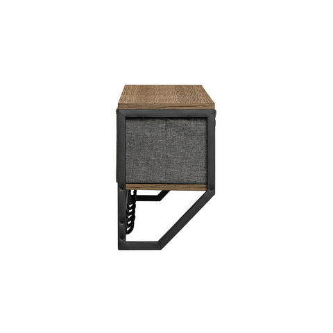 SoBuy FHK26-N Wandkapstok - Muur / Wand Kapstok - Hangende Muurkapstok - Gang Kledingkast - Hangplank