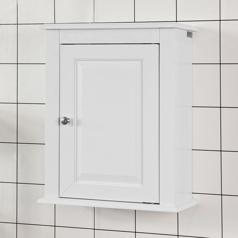 SoBuy FRG203-W Medicijnkast - Badkamerkast Hangend - Medicijnkastje - Cosmetica