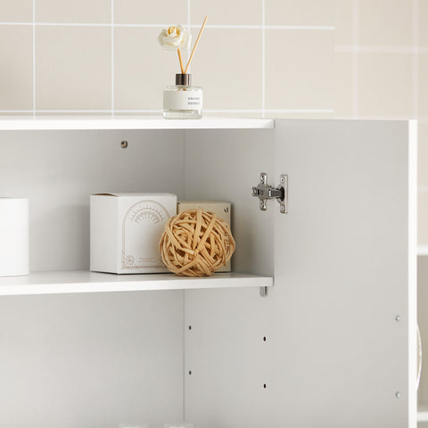 SoBuy FRG231-W Badkamerkast Hangend - Medicijnkast - Cosmetica - badkamerkast hangend