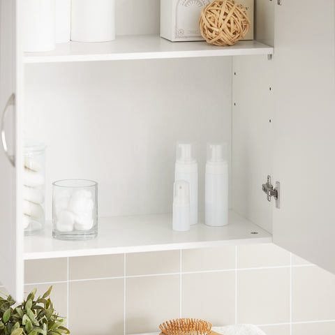 SoBuy FRG231-W Badkamerkast Hangend - Medicijnkast - Cosmetica - badkamerkast hangend