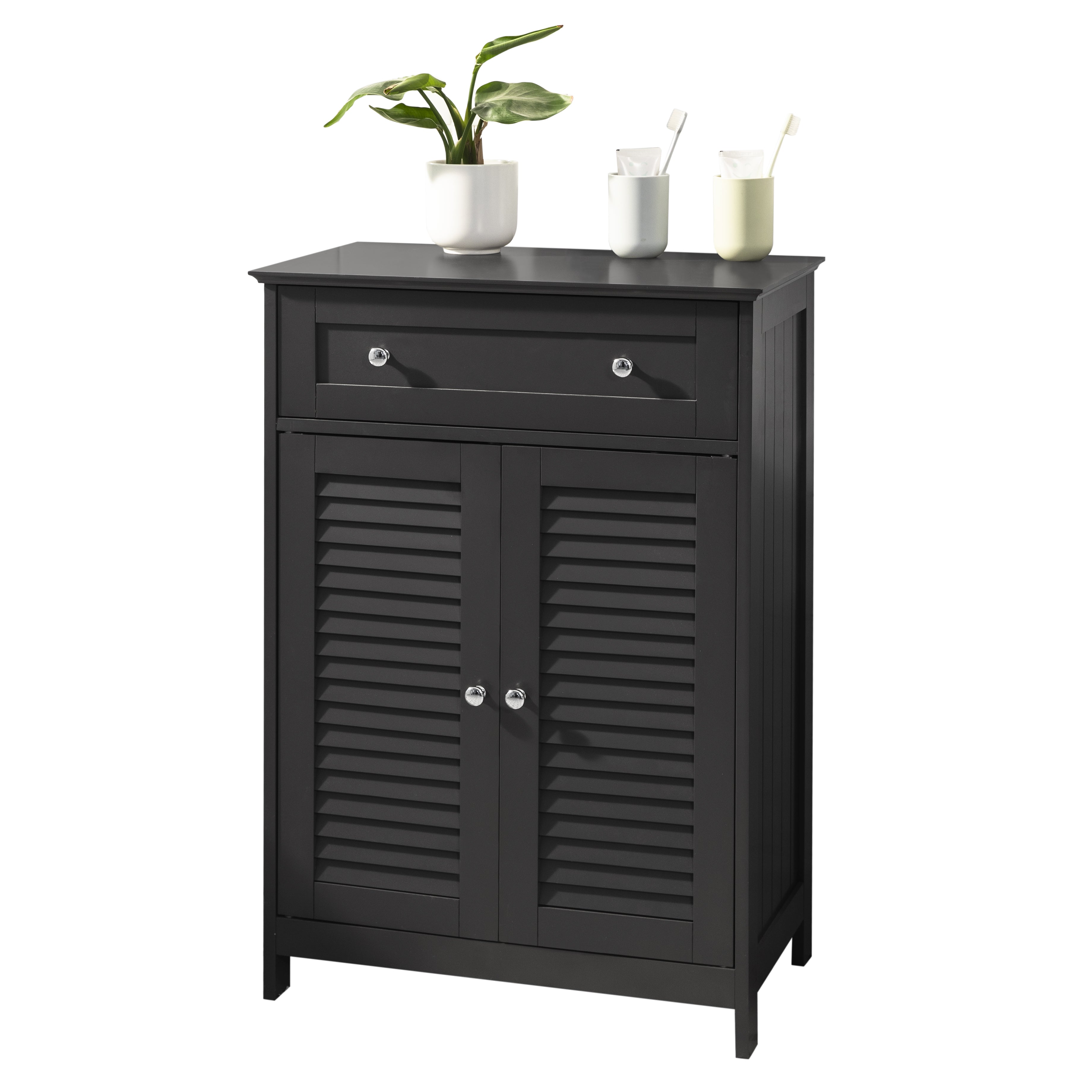 BZR104-DG Badkamer Kolomkast met Wascarton – Opbergrek met 6 Pla BZR104-DG Badkamer Kolomkast met Wascarton – Opbergrek met 6 Pla