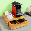 SoBuy FRG70-N Capsulehouder Koffiecapsule houder Bamboe Theezakjes Koffiezetapparaat Nespresso