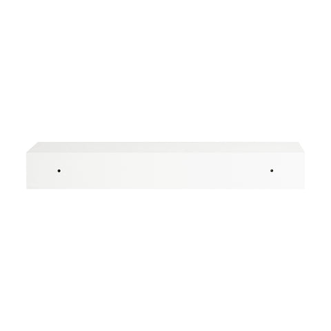 SoBuy FRG93-WN Zwevende plank wit Hangende lade Wandplank bamboe Boekenplanken