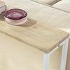 SoBuy FSB19-Z Vintage console tafel metalen hal tafel decoratieve tafel dressoir bijzettafel naturel/wit BHT ca: 120x65x20cm