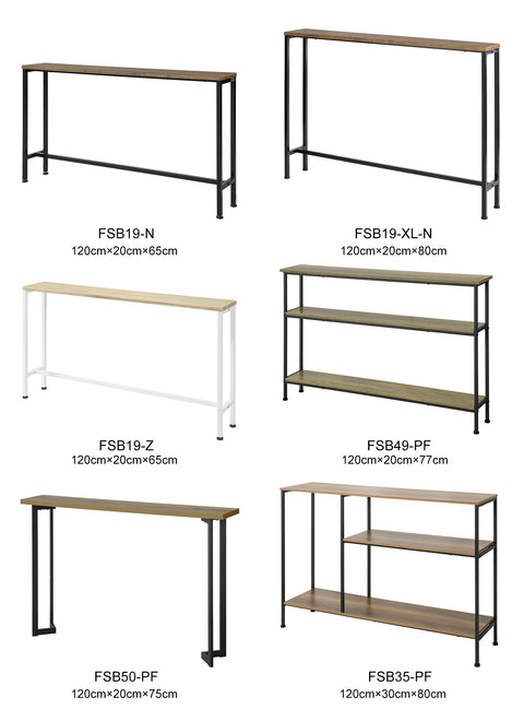 SoBuy FSB50-PF Consoletafel Entreetafel Dressoir Bijzettafel Bijzettafel IJzeren frame en poten