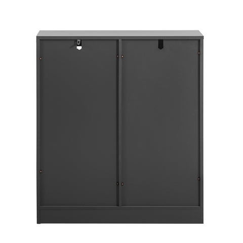 SoBuy FSB65-HG Schoenenkast Schoenenkast Schoenenkist Inkomkast Keukenkast met schuifdeur
