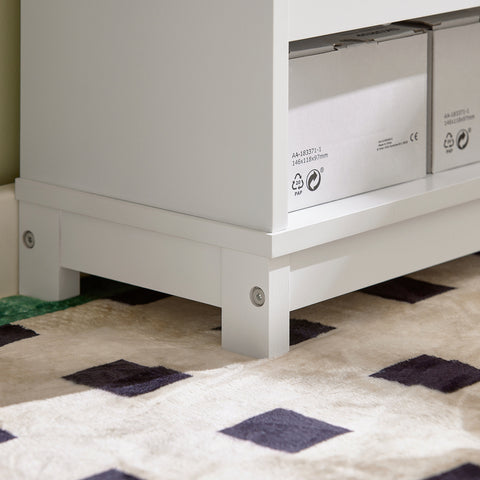 SoBuy FSR114-W Schoenenkast, Schoenenrek, Opbergkast, met 2 Kleppen, 1 Deur en 1 Open Compartiment, perfect voor smalle gangen, woonkamer, slaapkamer