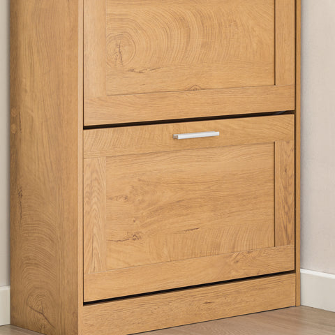 SoBuy FSR137-N schoenenrek schoenenrek schoenenrek met 2 kleppen schoenenrek smal schoenencommode