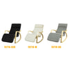 SoBuy FST16-Sch Schommelstoel | Comfortabel | Verstelbaar | Trendy | Zwart