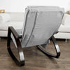SoBuy FST20-HG Schommelstoel Relaxfauteuil Comfortabel Verstelbaar