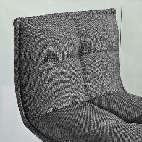 SoBuy FST45-DG Barkruk | Bar stoel | draaibaar | Donkergrijs |