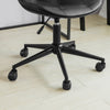 SoBuy FST85-SCH Ergonomische Bureaustoel Draaistoel Computerstoel met Rugleuning– PU Kunstleer -Zithoogte: 43-53cm - Zwart