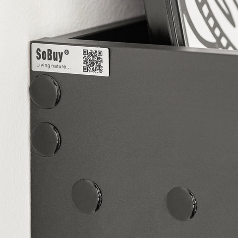 SoBuy FWT18-sch Wandtafel Bureau Computertafel Kinderbureau Wandkast